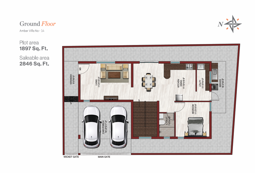  amber Floor Plan Ground Floor Plan
