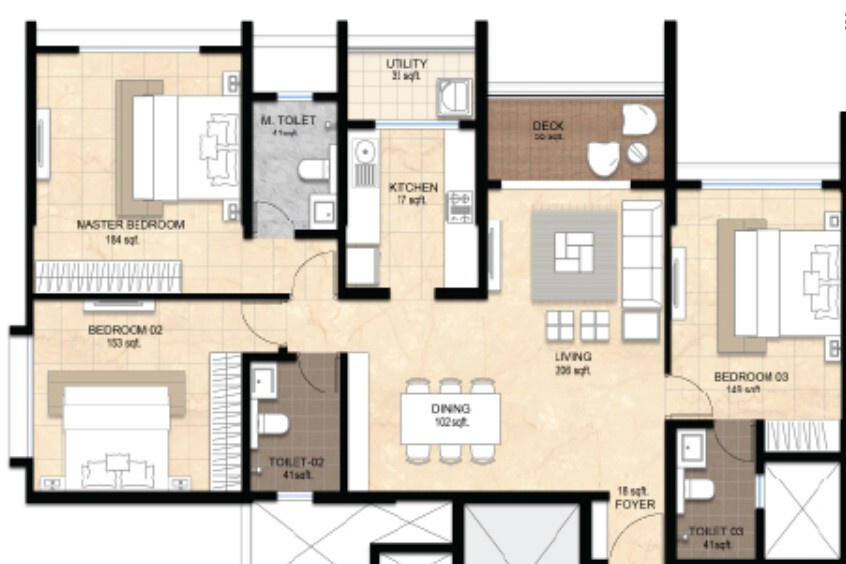  kharadi pune phase ii tower 7 Floor Plan Floor Plan