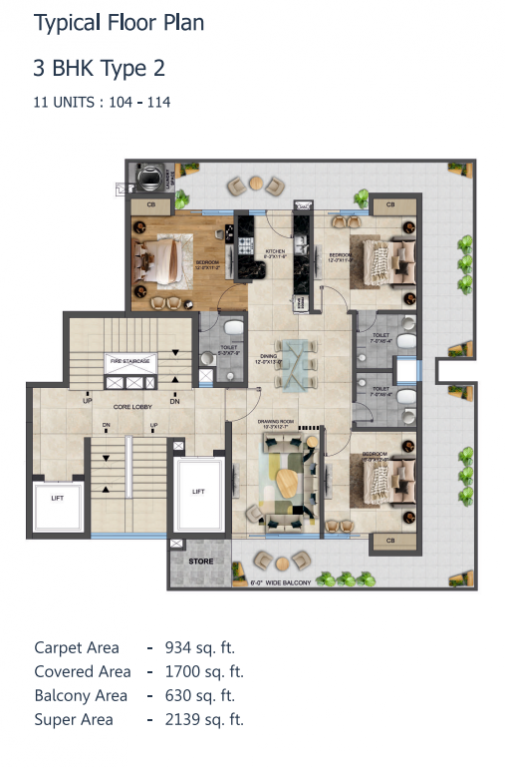  galaxy towers Floor Plan Floor Plan