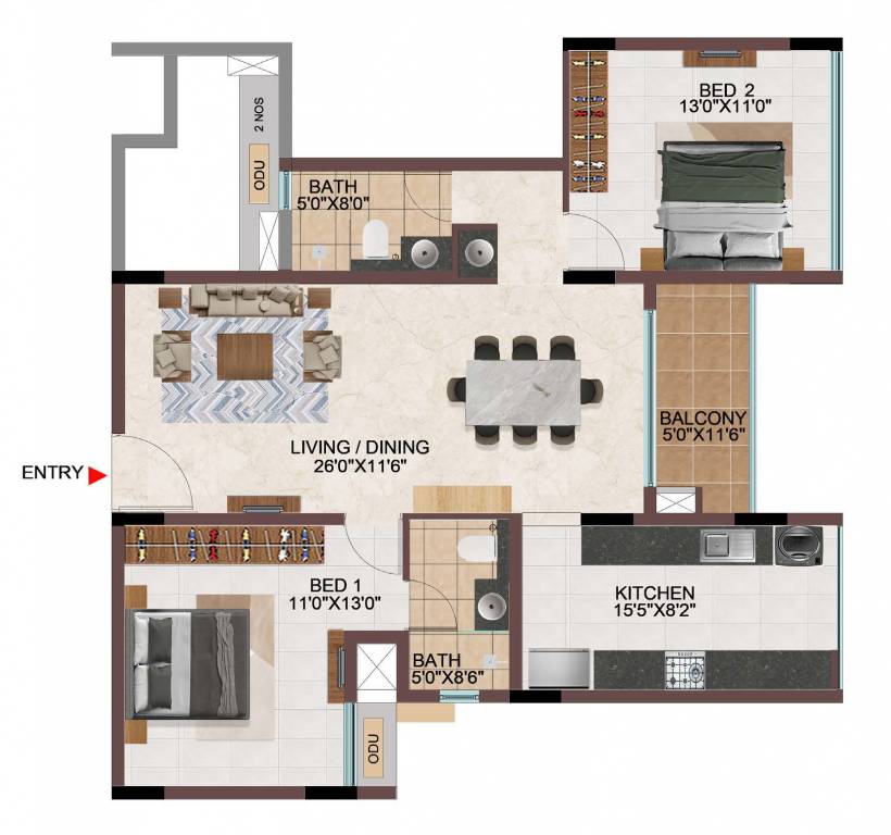  hola chennai Floor Plan Floor Plan