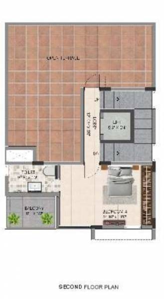  bay-villa Floor Plan Second Floor Plan
