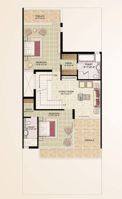 kallisto town homes Floor Plan First Floor Plan
