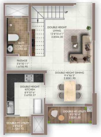  island of joy project b Floor Plan Lower Level Duplex Plan