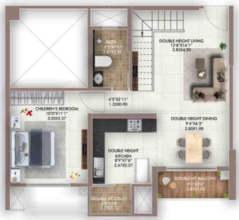  island of joy project b Floor Plan Lower Level Duplex Plan