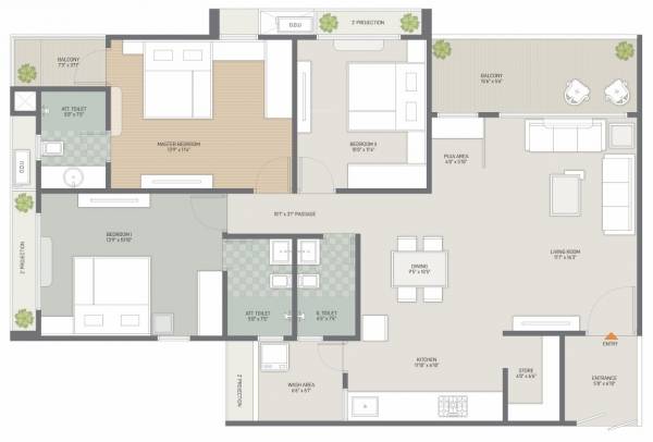  vinayak-courtyard Floor Plan Floor Plan