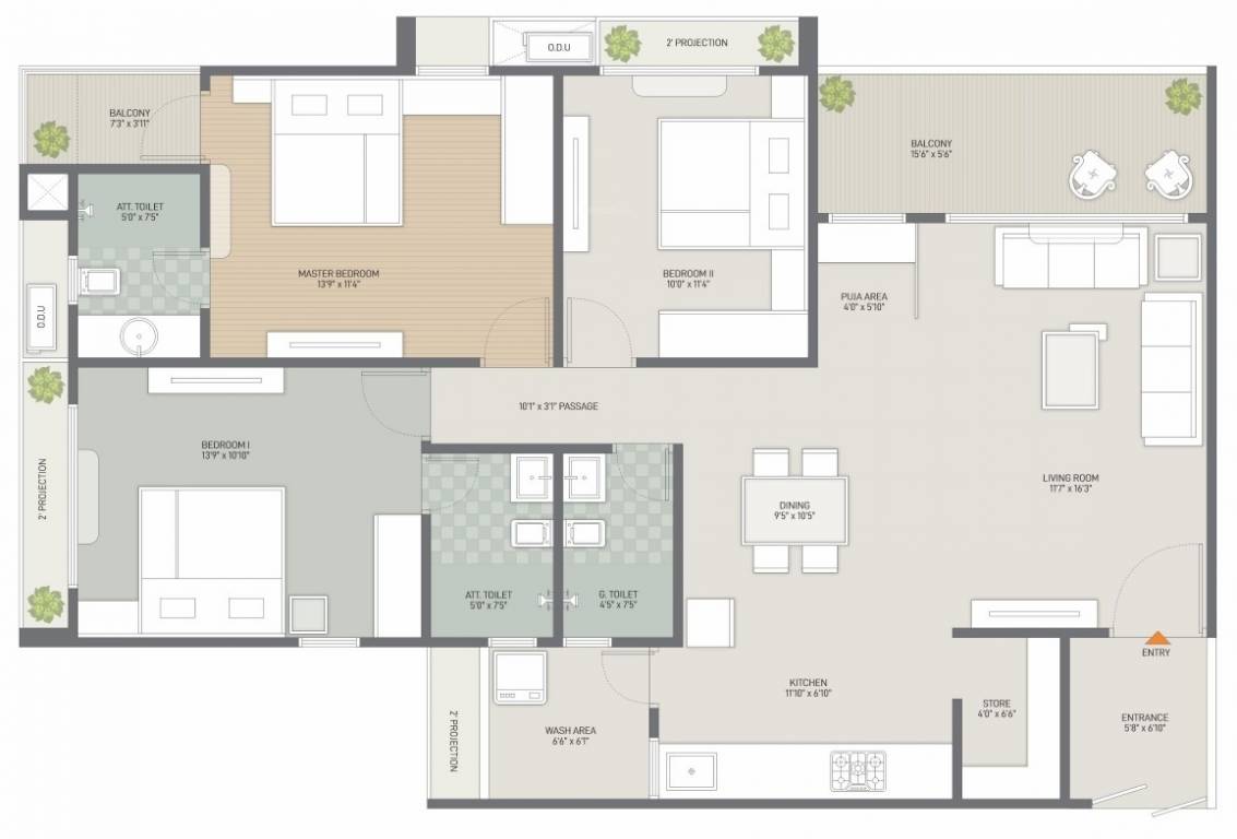 Floor Plan vinayak courtyard Floor Plan Floor Plan