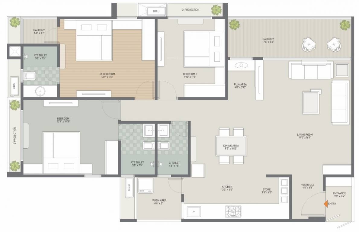 Floor Plan vinayak courtyard Floor Plan Floor Plan