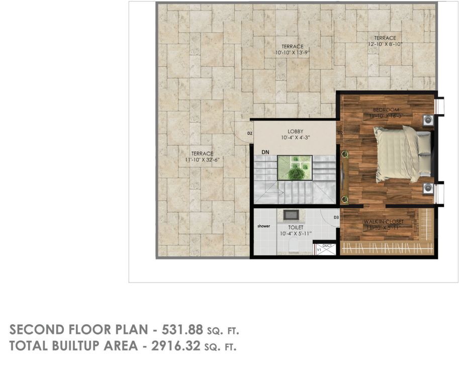 Second Floor Plan natura atavi ii Floor Plan Second Floor Plan