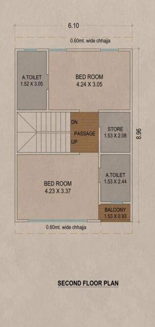  bungalows Floor Plan Second Floor Plan