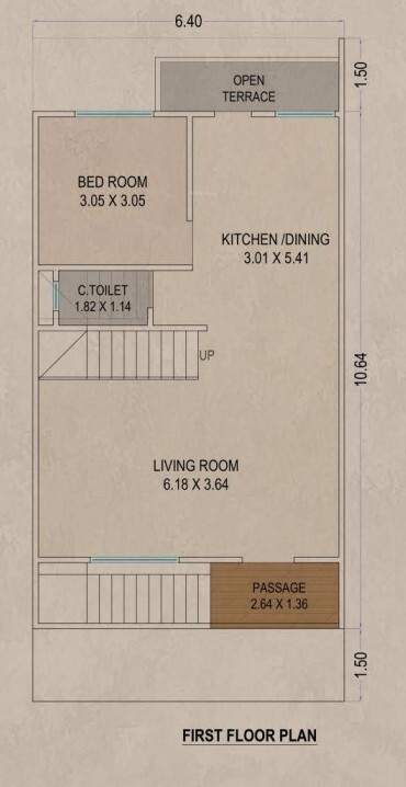  bungalows Floor Plan First Floor Plan