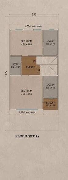  bungalows Floor Plan Second Floor Plan