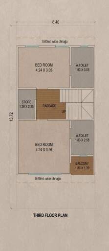  bungalows Floor Plan Third Floor Plan