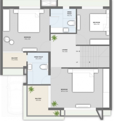  milanium-bungalow Floor Plan First Floor Plan