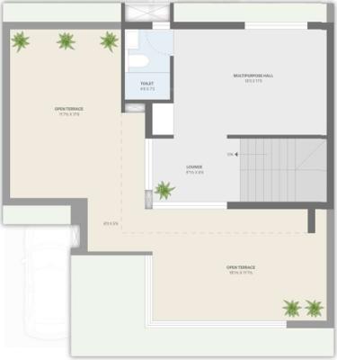  milanium-bungalow Floor Plan Terrace Floor Plan