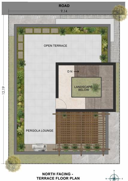  aerocity Floor Plan Terrace Floor Plan
