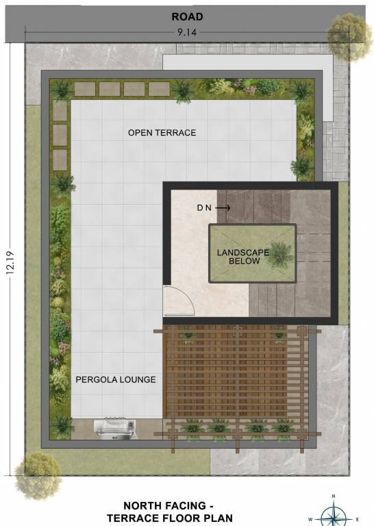 Terrace Floor Plan aerocity Floor Plan Terrace Floor Plan