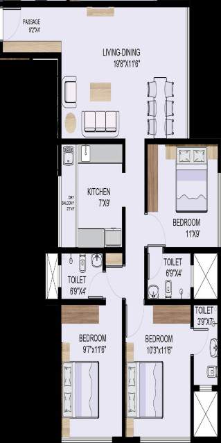  gaurav galaxy Floor Plan Floor Plan