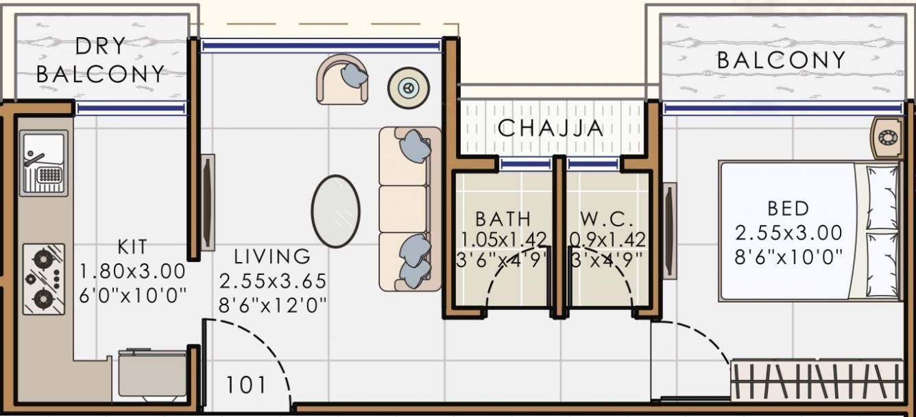  avantika aura Floor Plan Floor Plan