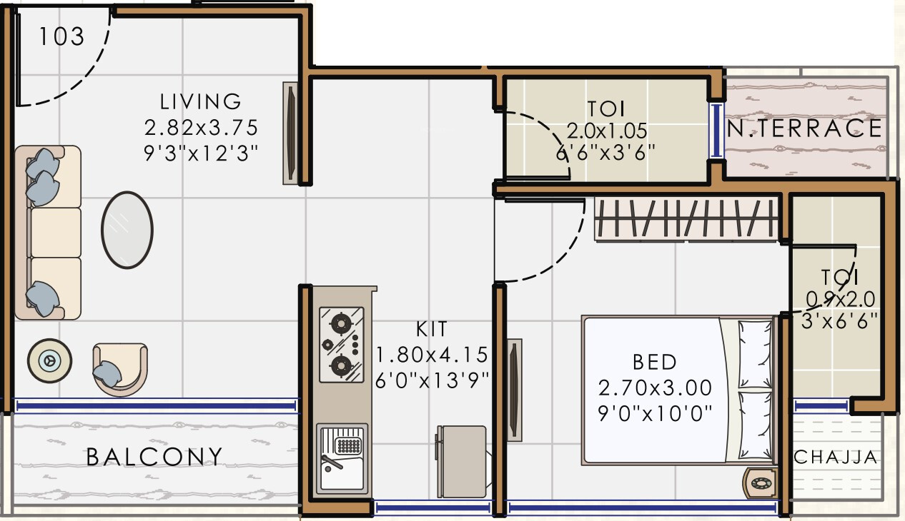  avantika aura Floor Plan Floor Plan
