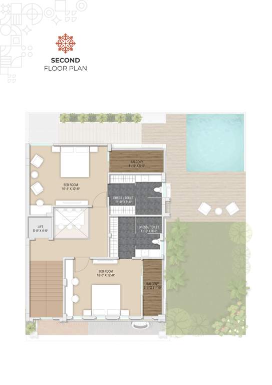  bellemont mansion Floor Plan Second Floor Plan