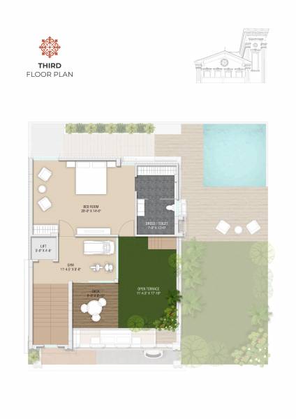  bellemont-mansion Floor Plan Third Floor Plan