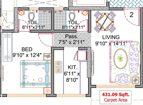  shankeshwar apartment Floor Plan Floor Plan