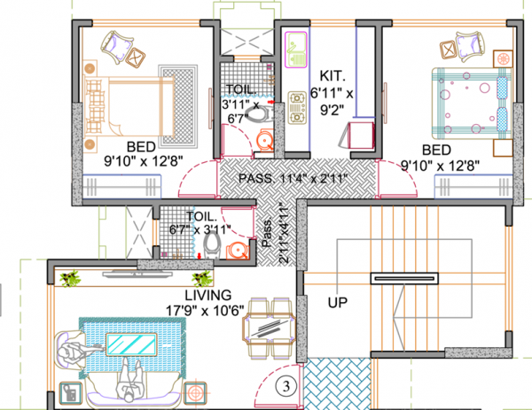  shankeshwar-apartment Floor Plan Floor Plan