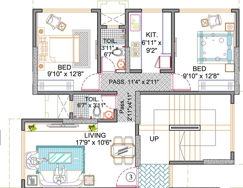  shankeshwar apartment Floor Plan Floor Plan
