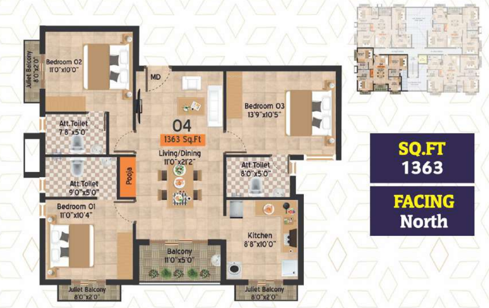 Floor Plan rohini mayfair Floor Plan Floor Plan