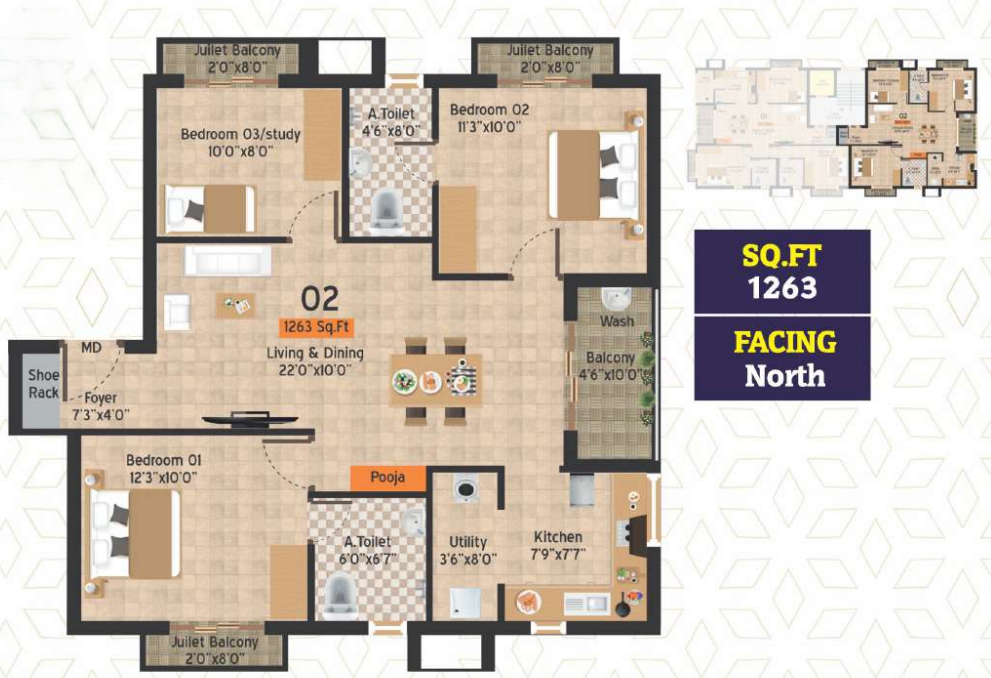 Floor Plan rohini mayfair Floor Plan Floor Plan