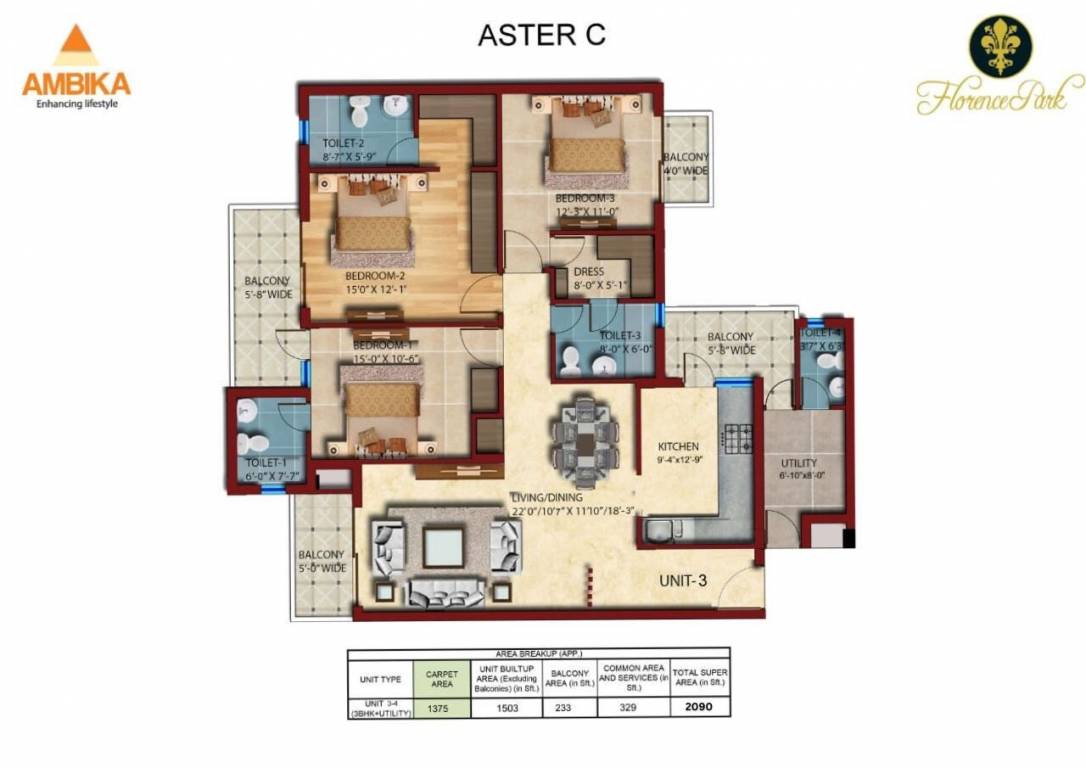 Floor Plan florence park Floor Plan Floor Plan