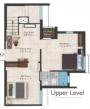  shriram-springfield Floor Plan Upper Level Duplex Plan