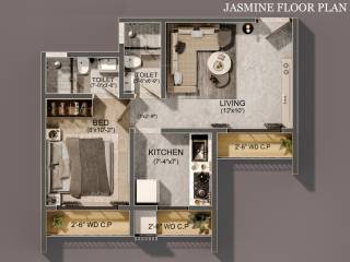  park-one Floor Plan Floor Plan