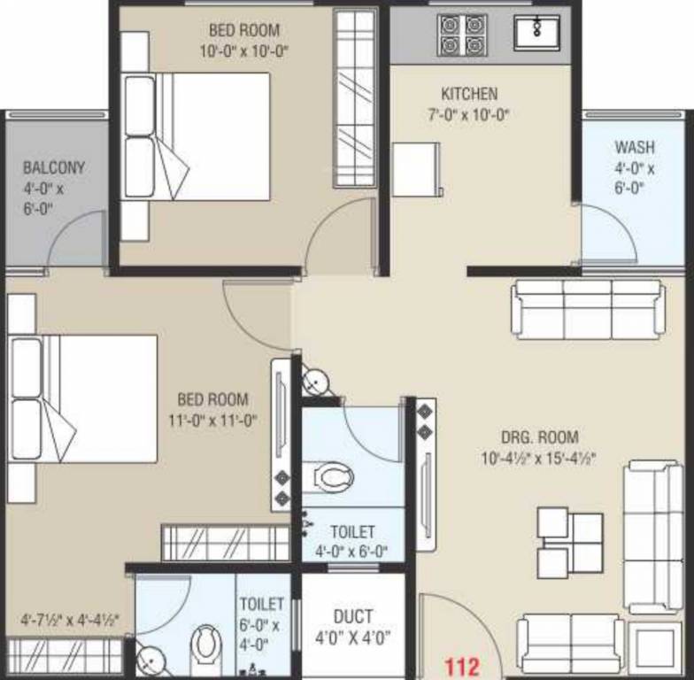  prayosha residency Floor Plan Floor Plan
