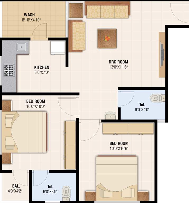  raghunandan heights Floor Plan Floor Plan