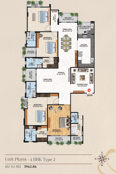 Floor Plan the antillia Floor Plan Floor Plan