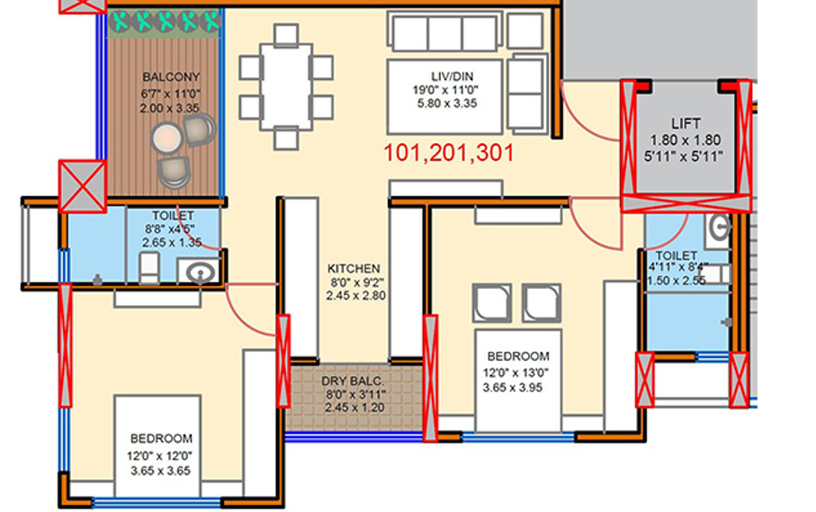  himgauri-chsl Floor Plan Floor Plan