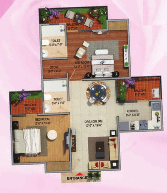  flora Floor Plan Floor Plan