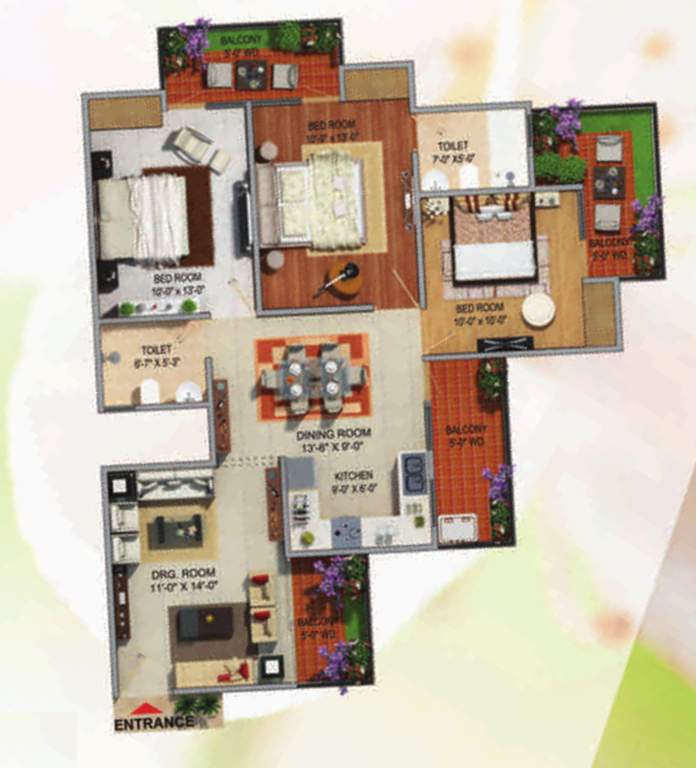  flora Floor Plan Floor Plan