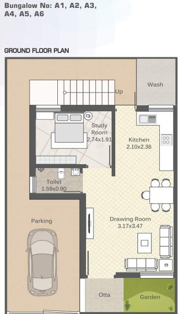  sairang heights c tower Floor Plan Ground Floor Plan