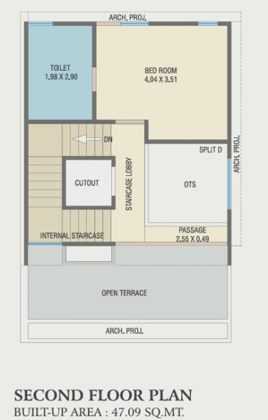 Second Floor Plan vrundavan-willows Floor Plan Second Floor Plan