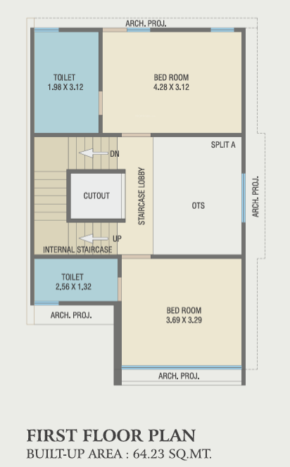 vrundavan willows Floor Plan First Floor Plan