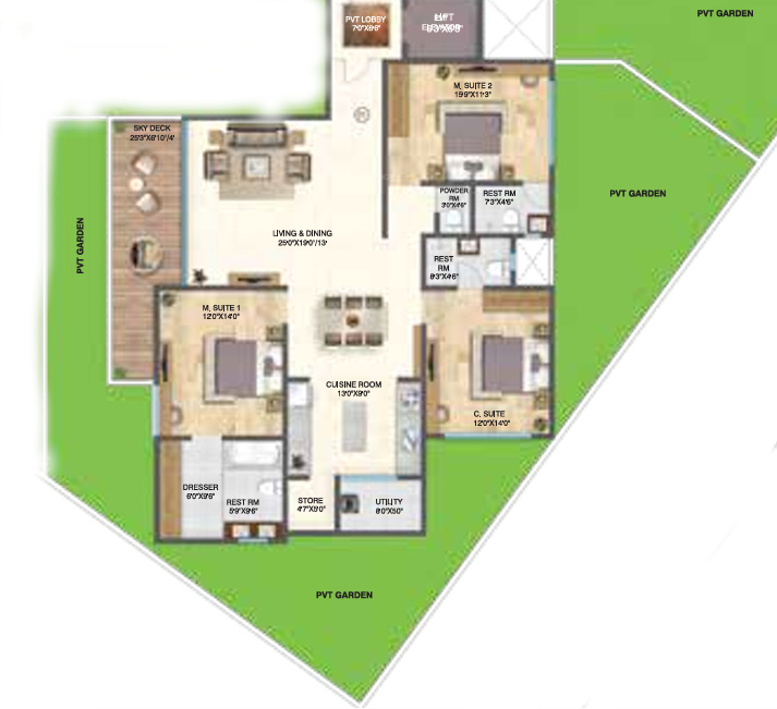 Floor Plan city one panache Floor Plan Floor Plan