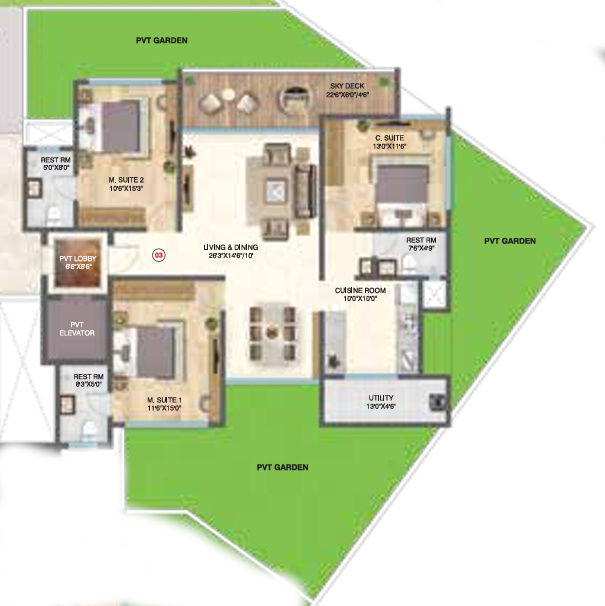 Floor Plan city one panache Floor Plan Floor Plan