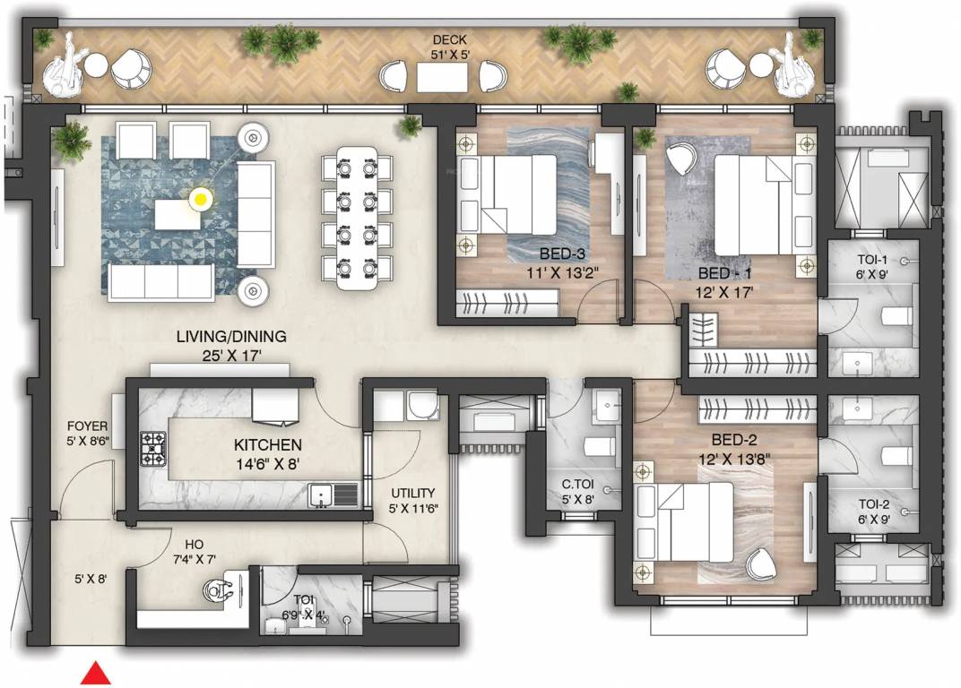 Floor Plan mulberry at the prestige city Floor Plan Floor Plan