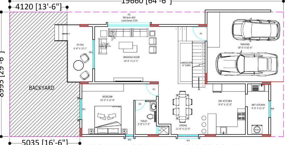  natura atavi ii Floor Plan Ground Floor Plan