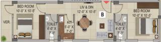  meena-maple-1-&-2 Floor Plan Floor Plan