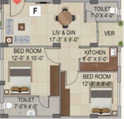  meena-maple-1-&-2 Floor Plan Floor Plan