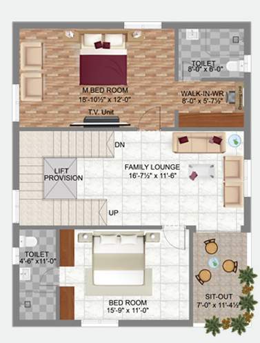  praveens serene Floor Plan First Floor Plan