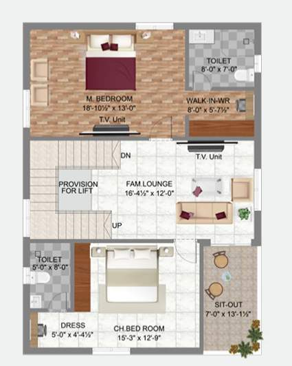  praveens serene Floor Plan First Floor Plan